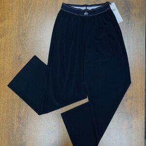 ALO Yoga Black Wide Leg Suit Pants Comfortable Versatile Sophisticated🌸